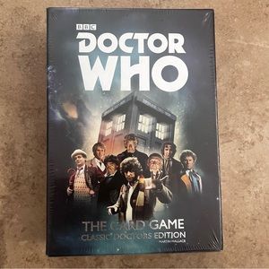 BBC Doctor Who The Card Game Classic Doctors Edition 2-4 Players Age 14+ New